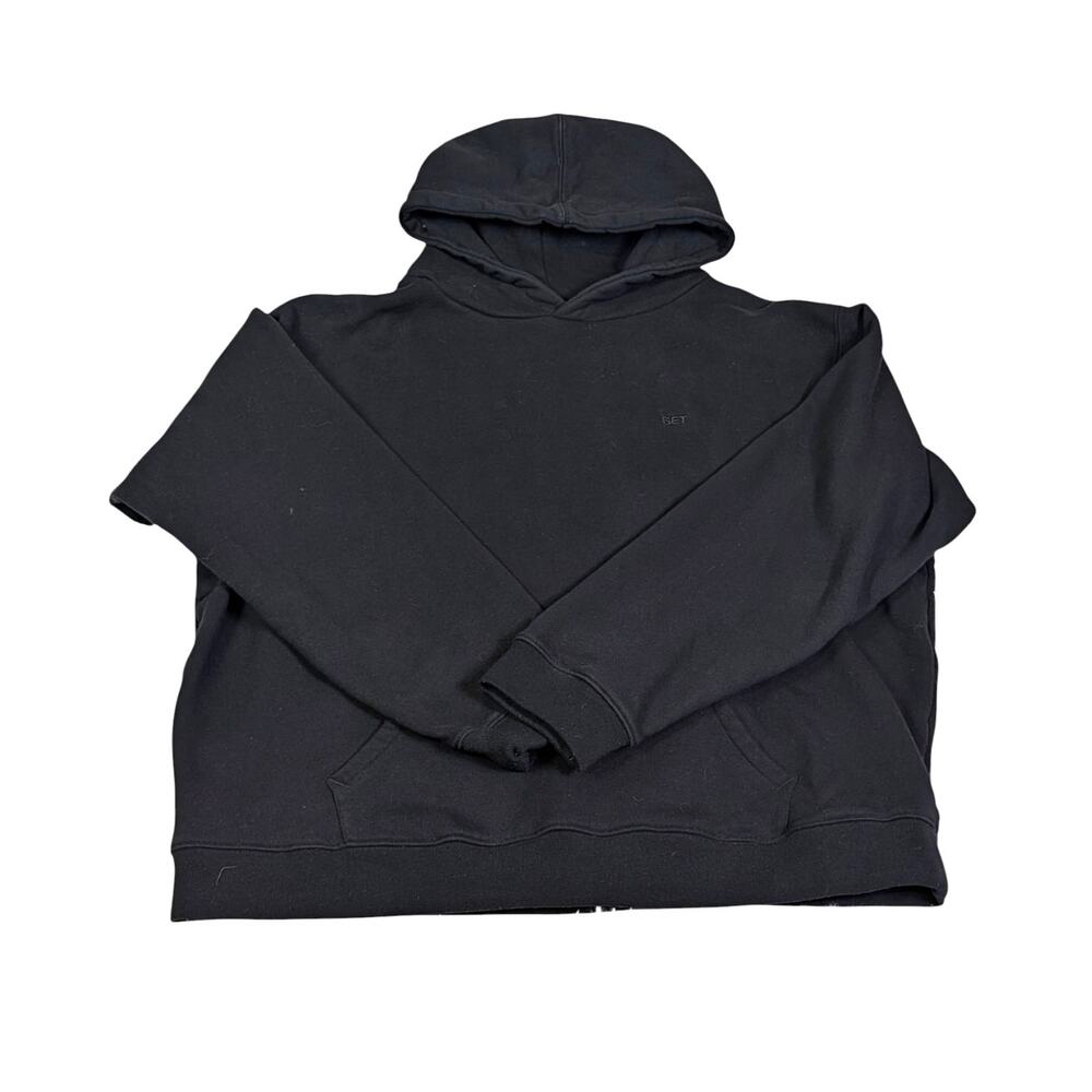 SET Active Lightweight Sweats Hoodie XL Black Oversized Pullover Athleisure